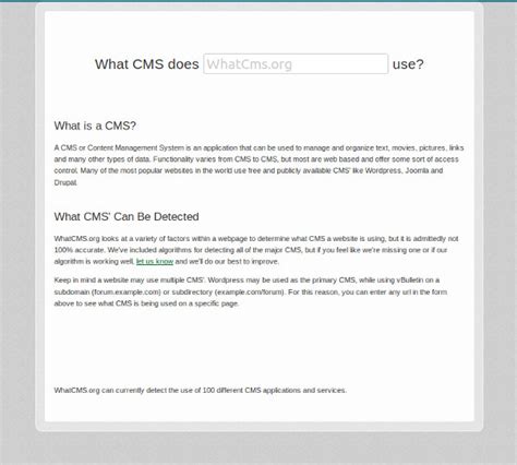 whatcms.org